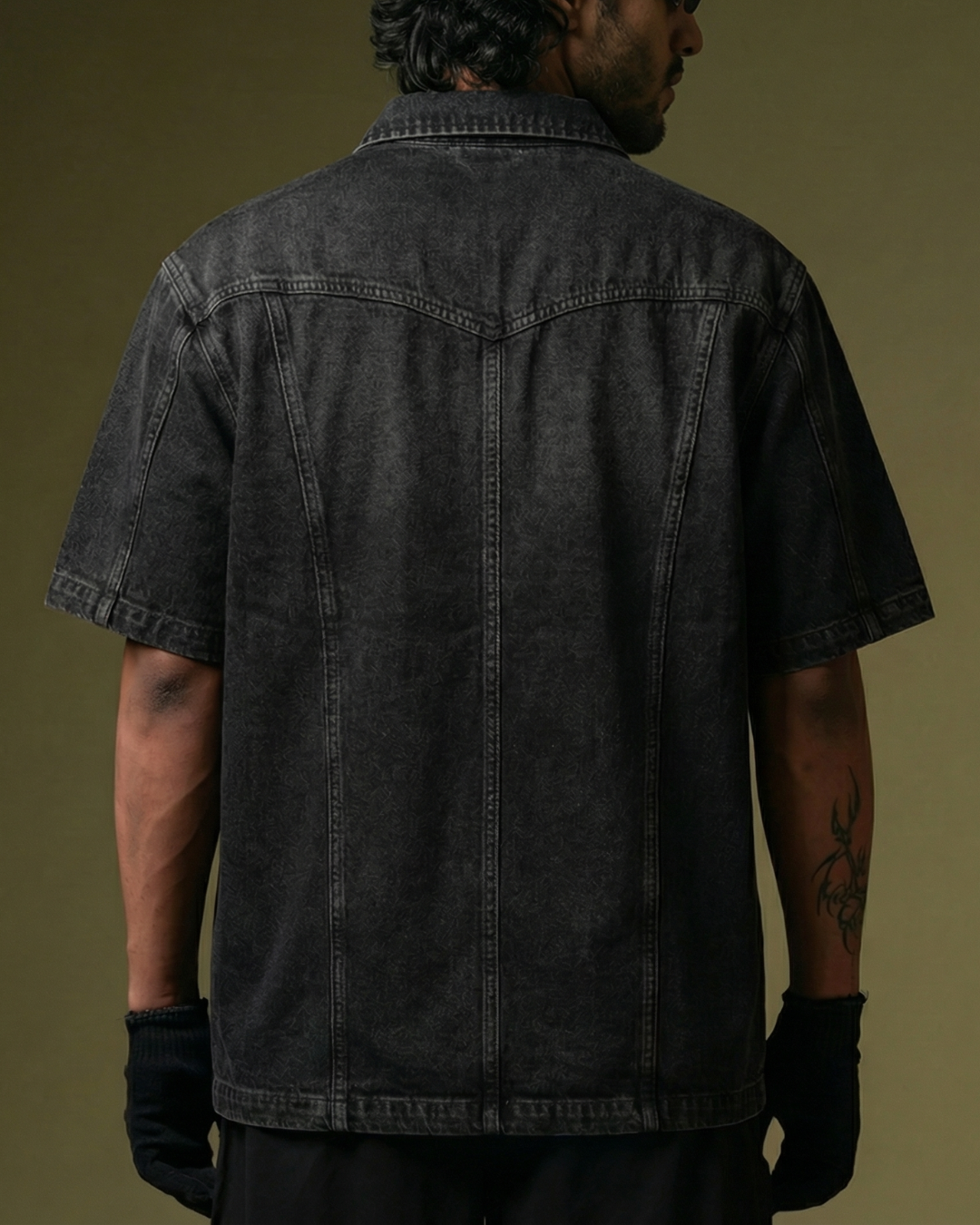 Panel Work Boxy Shirt