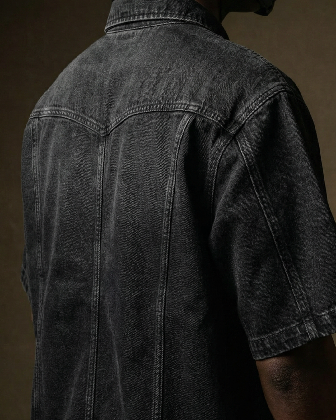 Panel Work Boxy Shirt