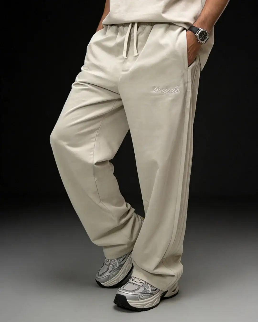 Pleated Sand Pants