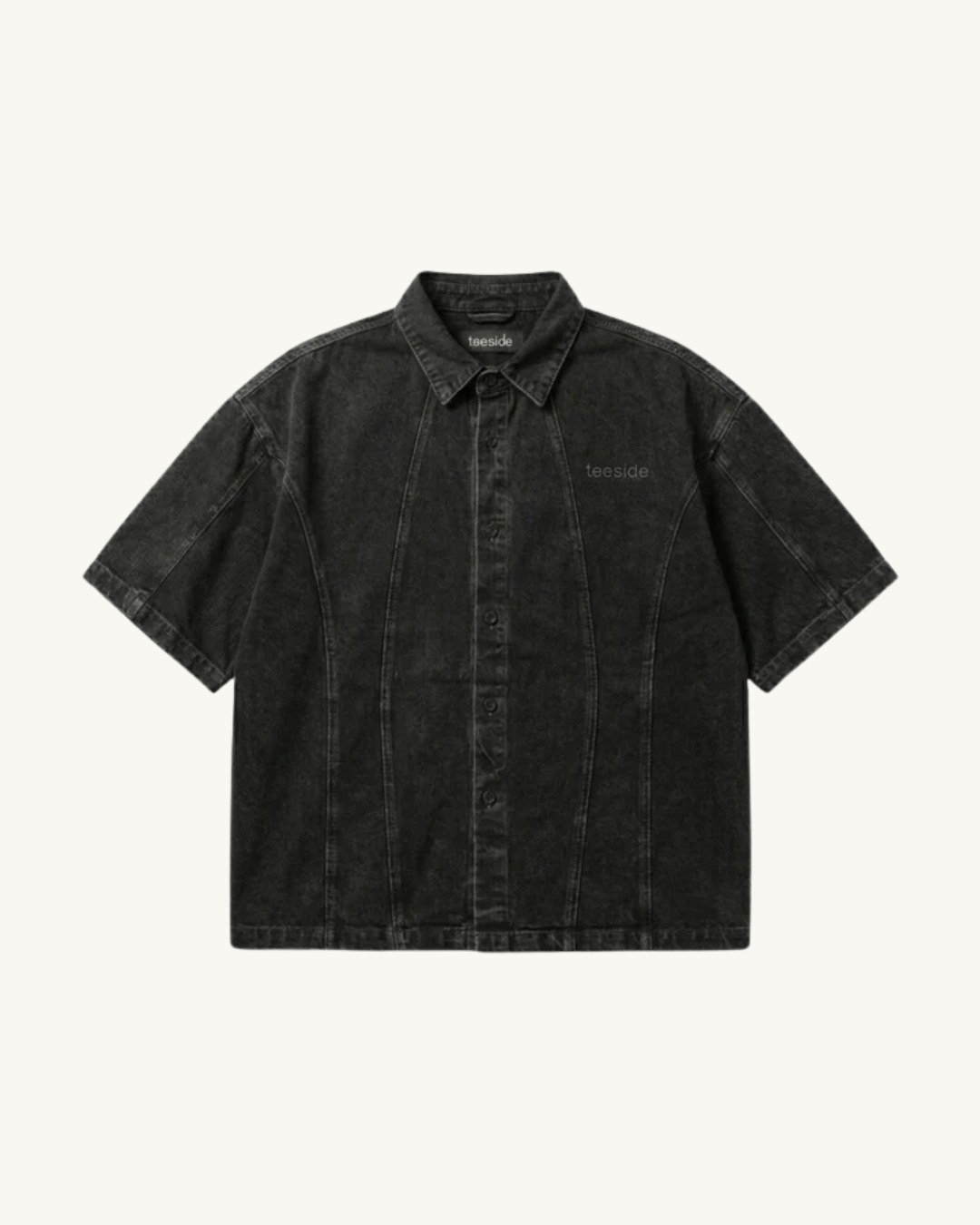 Panel Work Boxy Shirt