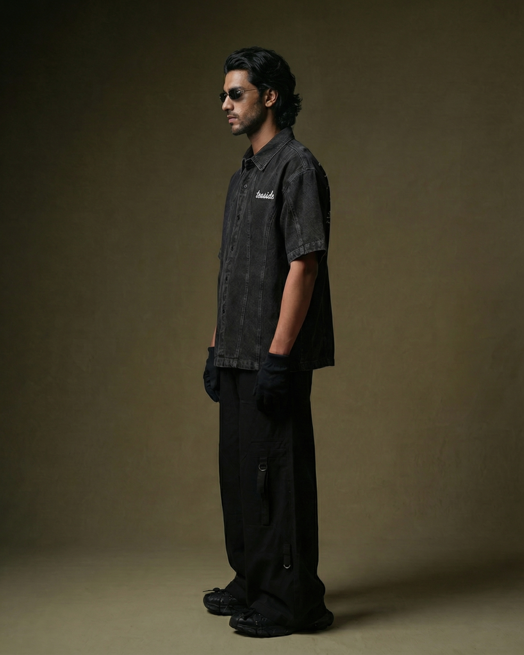 Panel Work Boxy Shirt